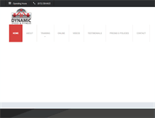 Tablet Screenshot of dynamicspeedandfitness.com
